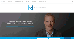 Desktop Screenshot of mattnorman.com